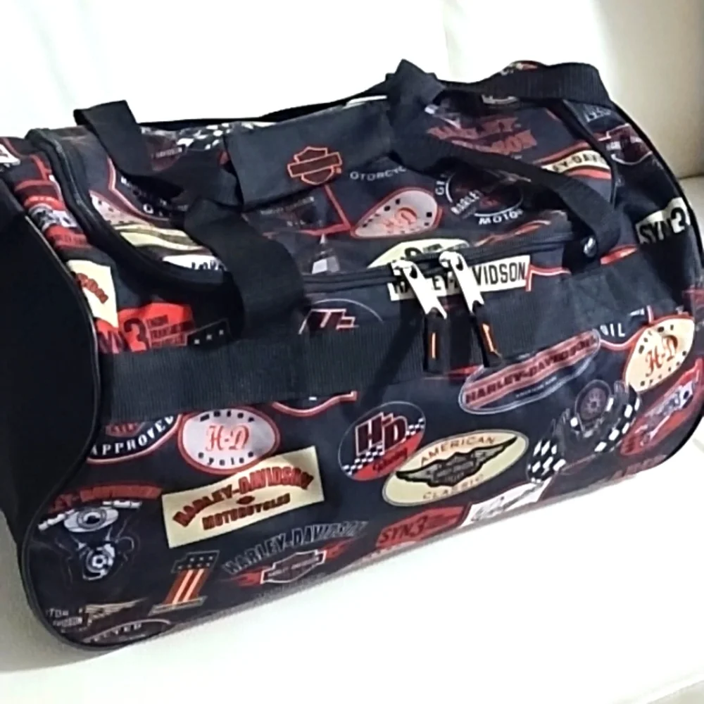 Harley Davidson Vintage Sport Logo Duffel Bag